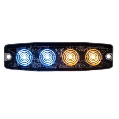 Light Strobe 4-3/8IN 4-LED Amber/Bl - 8892248