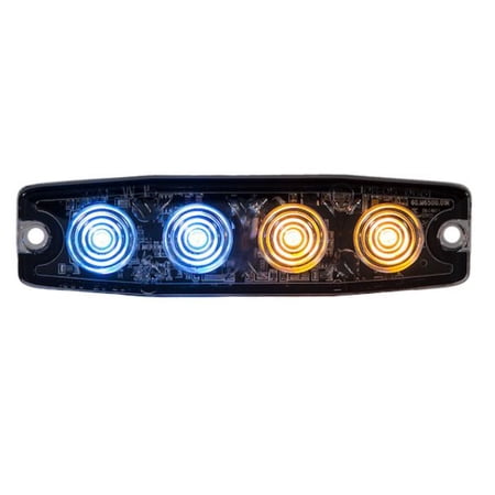 Light Strobe 4-3/8IN 4-LED Amber/Bl - 8892248