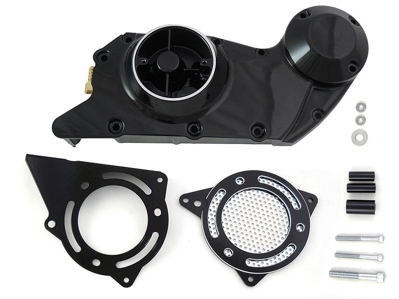 Black Cam and Sprocket Cover Set