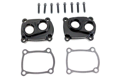 Jims M8 Low Profile Billet Tappet Block Kit Black Anodize
