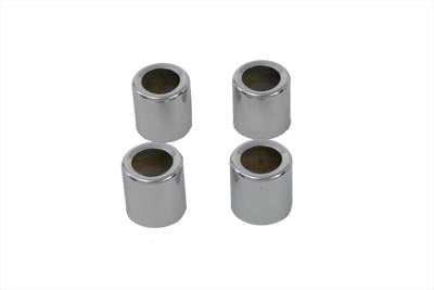 Chrome Pushrod Cover Spring Cup Set