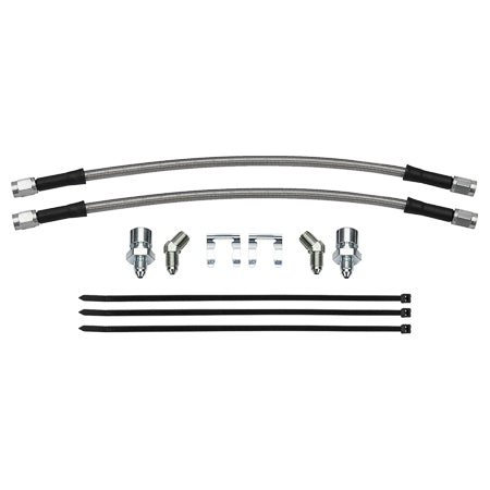 Flexline Kit, 12 inch, -3,M10x1.0 IF, 45 Deg 1/8-27 - 22018269