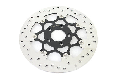 Floating Stainless Steel, Black & Polished 11.8 inch Front B