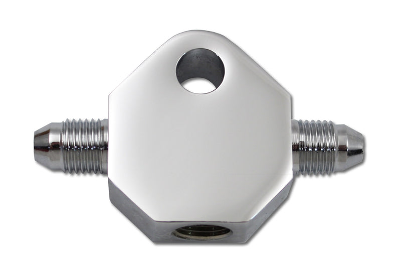 Brake Line Tee Chrome