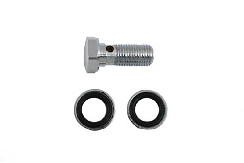 Chrome Brake Hose 10mm Banjo Bolt Kit - 170085