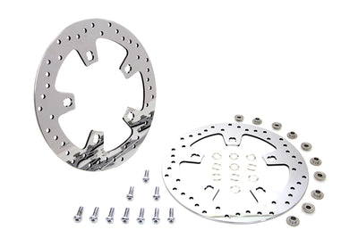 Duro 11.8 inch Front Brake Disc Set Polished