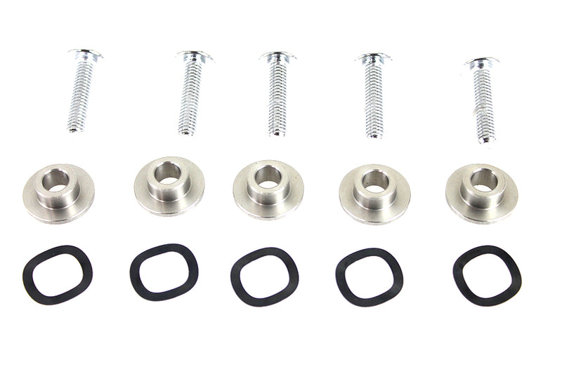 Chrome Front Disc Hardware Kit
