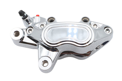 Chrome Front 4 Piston Left Side Caliper