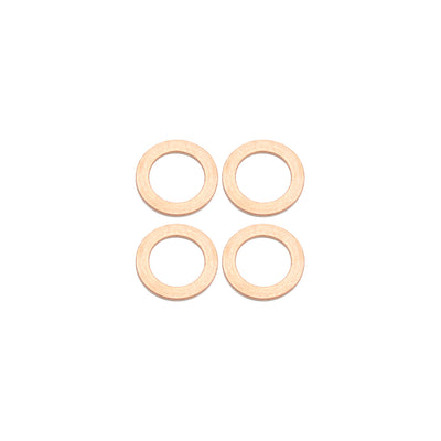 Washer Kit,Crush, .450 ID x .675 OD, Copper, 4 Pack - 240113264