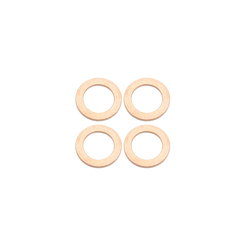 Washer Kit,Crush, .450 ID x .675 OD, Copper, 4 Pack - 240113264