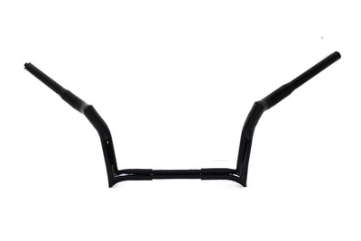 10 inch Z-Bar Handlebar without Indents Black