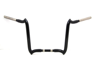 14 inch Z-Bar Handlebar without Indents Black