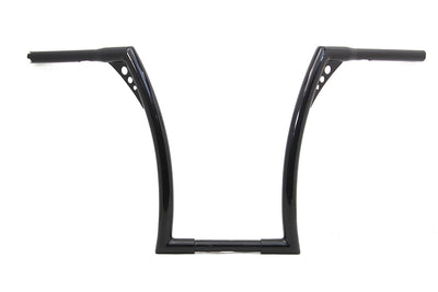 17 inch Black Z-Bar Handlebar with Indents