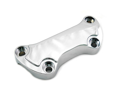 Chrome Smooth Handlebar Clamp Cover