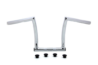 11 inch Chrome ChiZeled Z-Bar Handlebar with Indents