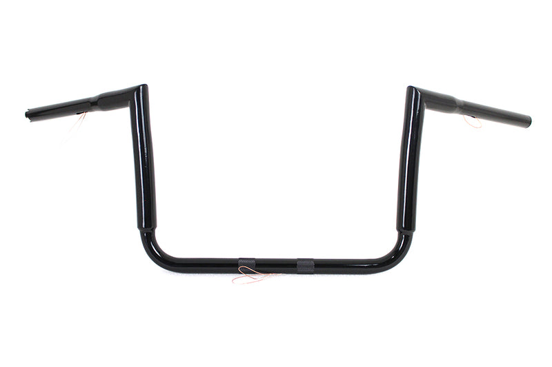 12 inch Black ChiZeled Z-Bar Handlebar without Indents