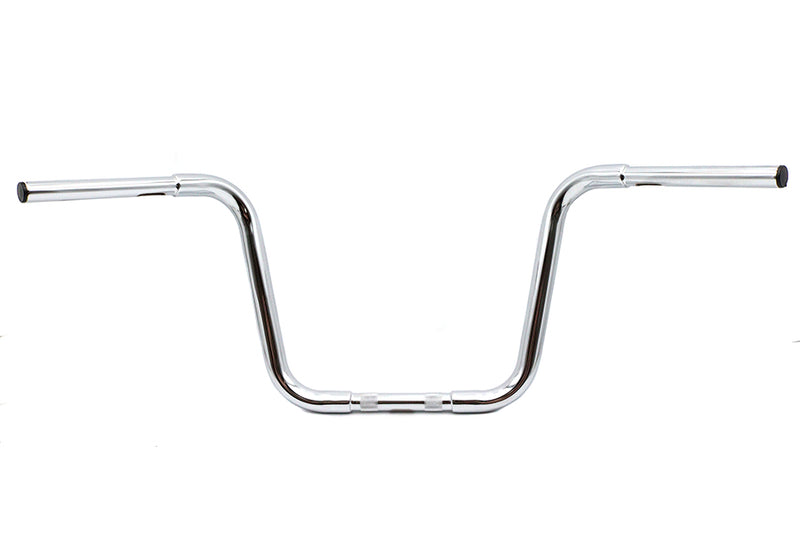 12-1/2 inch Buffalo Ape Hanger Handlebar with Indents Chrome