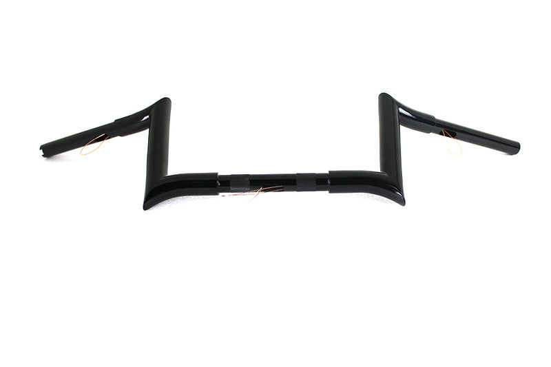 8 inch Black Z-Bar Handlebar with Indents