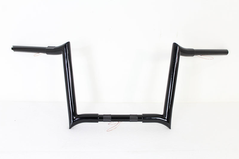 12 inch Black Z-Bar Handlebar with Indents