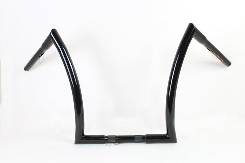 16 inch Z Handlebar with Indents Black