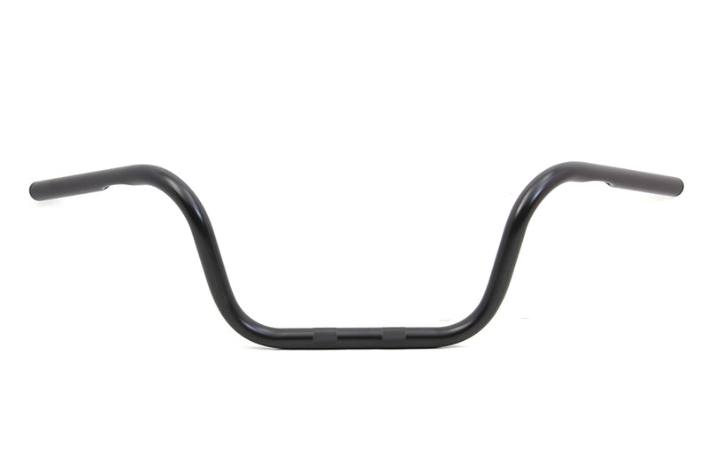 8 inch Ape Hanger Handlebar with Indents Black