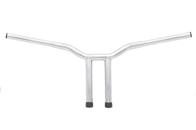 14 inch Combat Style Riser Handlebar Chrome