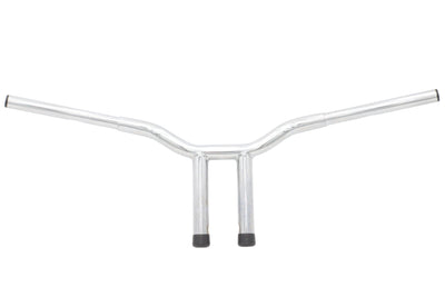 12 inch Combat Style Riser Handlebar Chrome