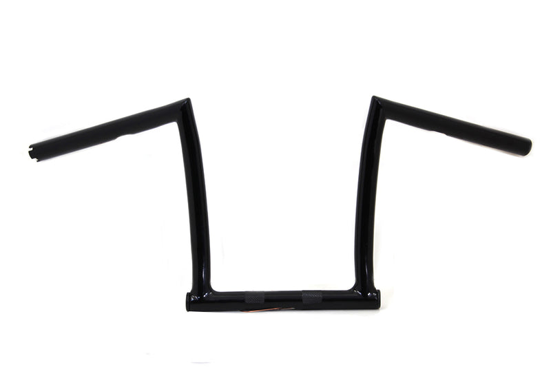 11 inch Black ChiZeled Z-Bar Handlebar with Indents