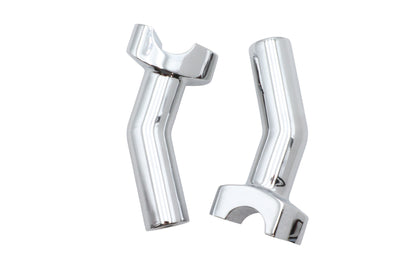 4-1/2 inch Pullback Riser Set Chrome