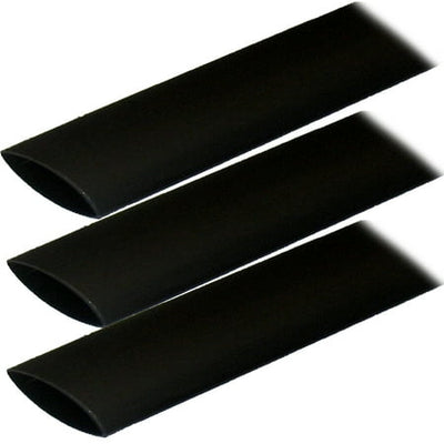 Heat Shrink Tubing 1' X 12' Black - 307124
