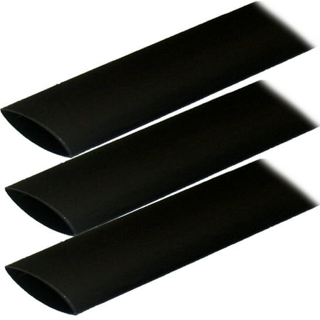 Heat Shrink Tubing 1' X 12' Black - 307124