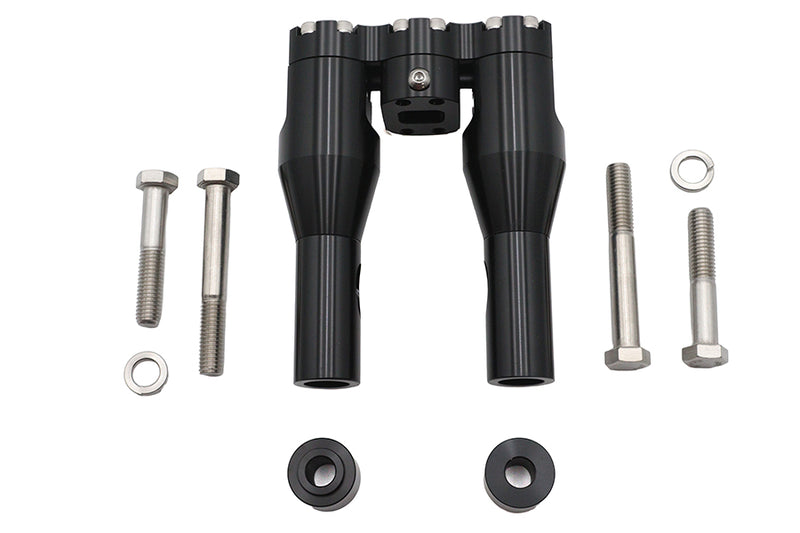 Wyatt Gatling 6 inch Baron Style Riser Set Black
