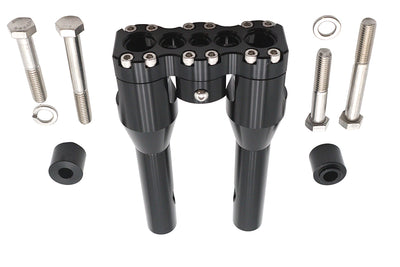 Wyatt Gatling 8 inch Baron Style Riser Set Black
