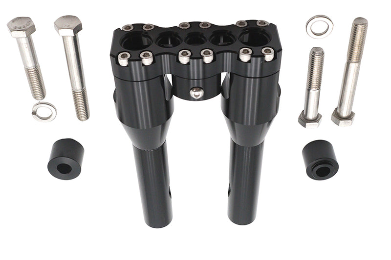 Wyatt Gatling 8 inch Baron Style Riser Set Black