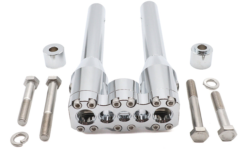Wyatt Gatling 10 inch Baron Style Riser Set Chrome