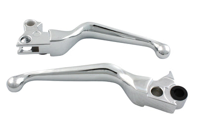 Chrome V-Cut Hand Lever Set