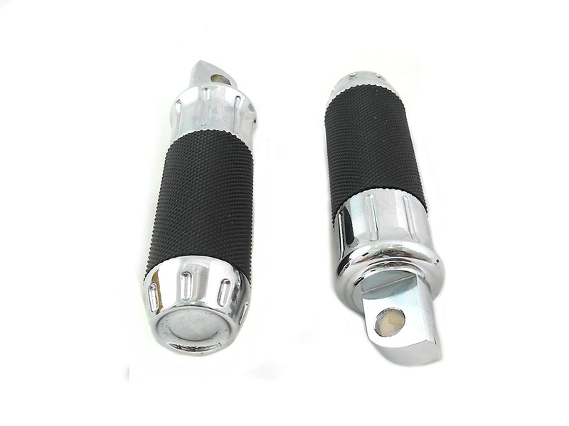 Chrome Plain Style Footpeg Set