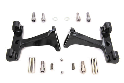 Black Passenger Footboard Mount Kit - 77397B