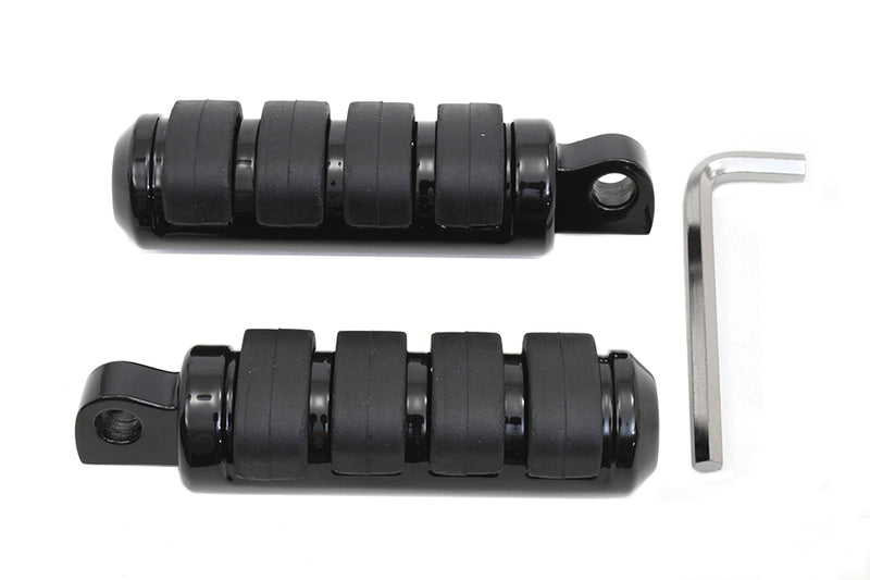 Small Cats Paw Footpeg Set Black