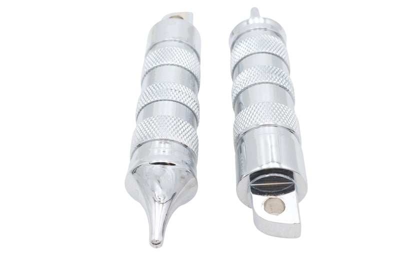 Pointed Style Footpeg Set Chrome - 35173