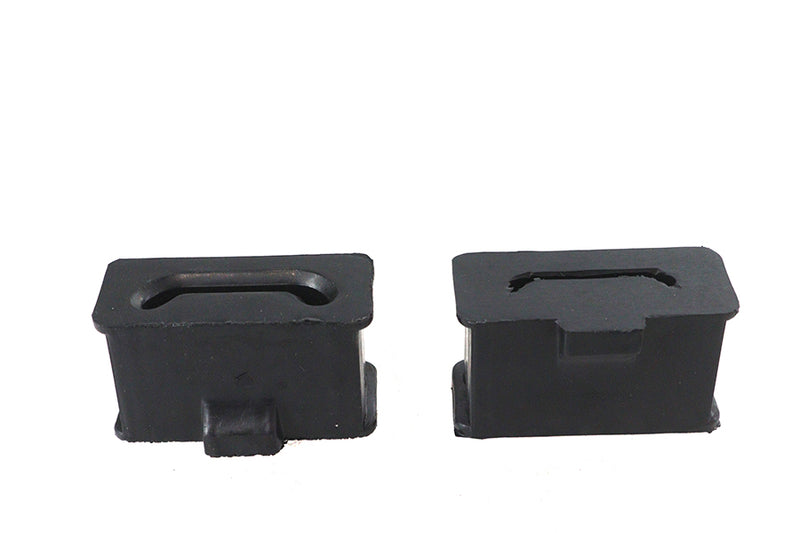 Muffler Mount Set Black Rubber