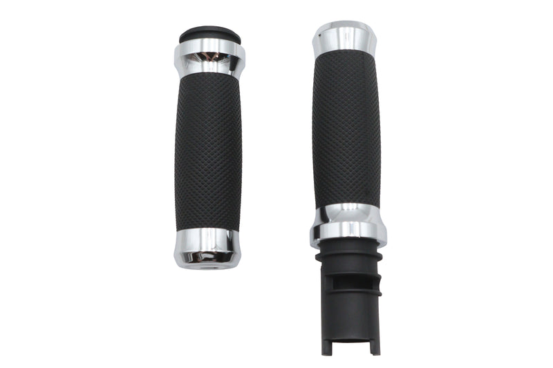 Diamond Style Grip Set Chrome - 79100