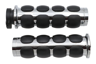 Ultima Cushioned Grip Set with Chrome Ends