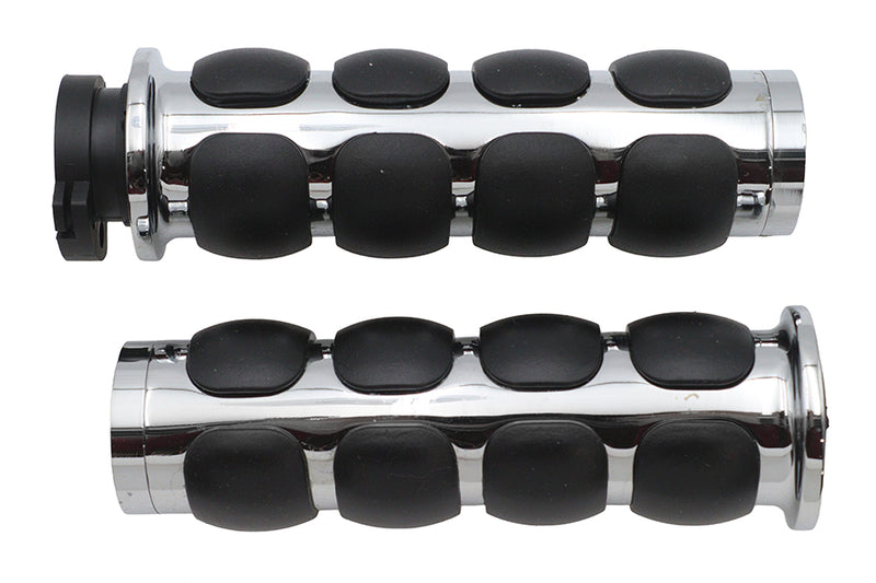 Ultima Cushioned Grip Set with Chrome Ends