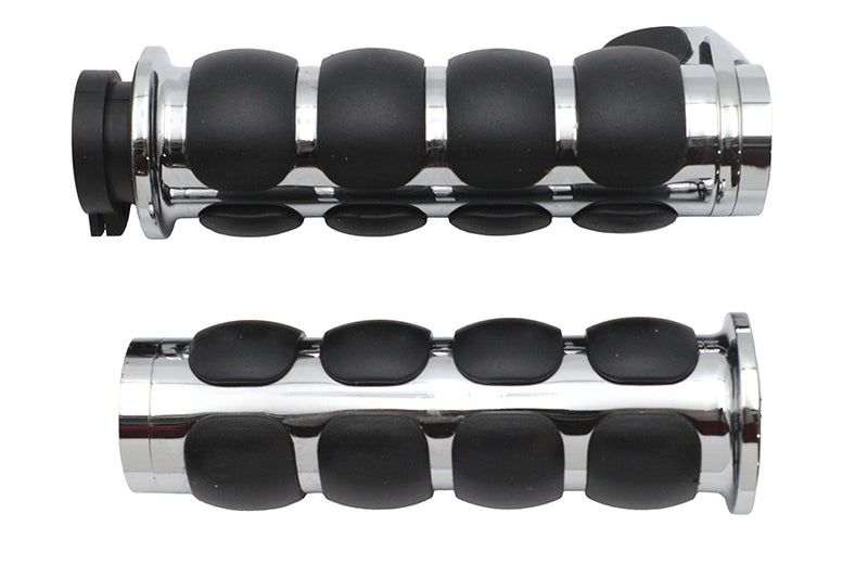 Ultima Cushioned TBW Grip Set with Chrome Ends