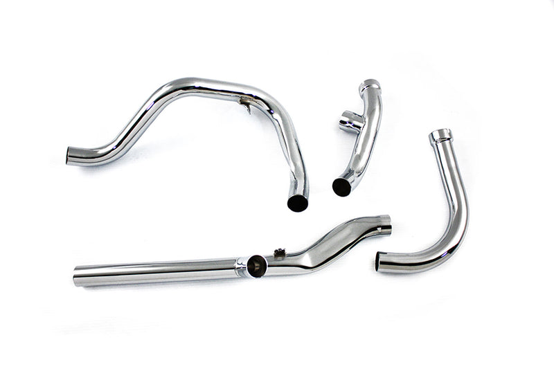 Dual Crossover Chrome Exhaust System