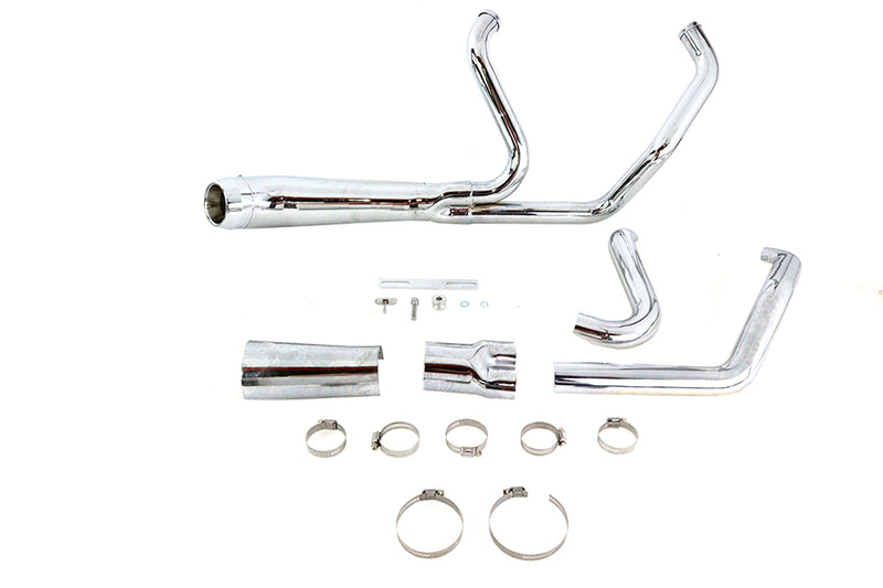 Cyclone 1-3/4 inch 2 into 1 Exhaust Header Set Chrome