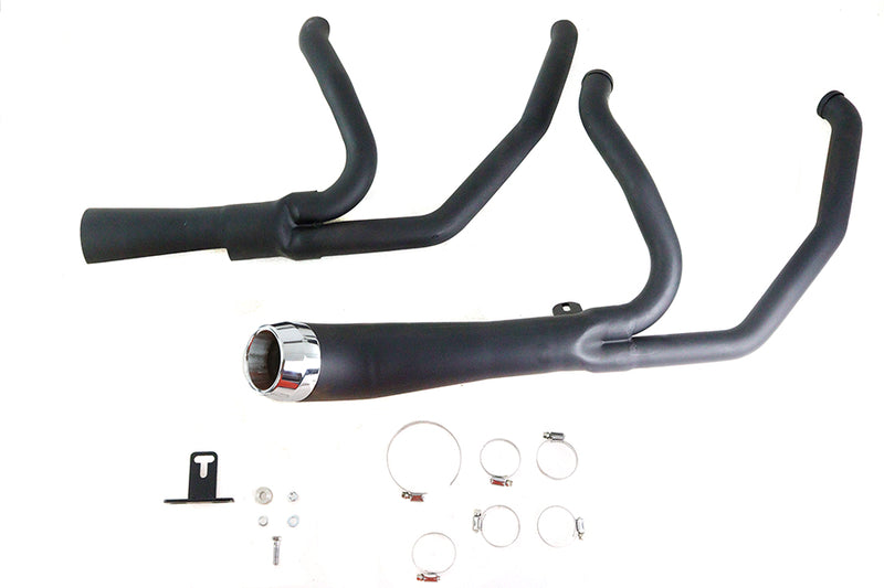 Cyclone 1-3/4 inch 2 into 1 Exhaust Header Set Black
