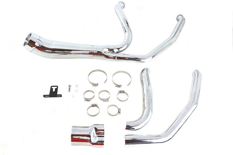 Cyclone 1-3/4 inch 2 into 1 Exhaust Header Set Chrome
