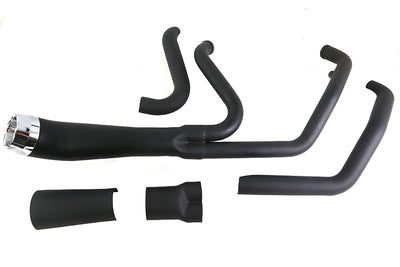 Cyclone 1-3/4 inch 2 into 1 Exhaust Header Set Black